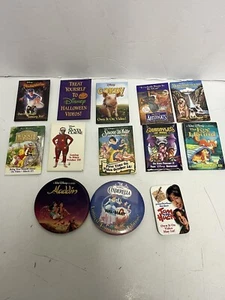 Lote de 13 prendedores promocionales VHS vintage de Disney  - Imagen 1 de 1