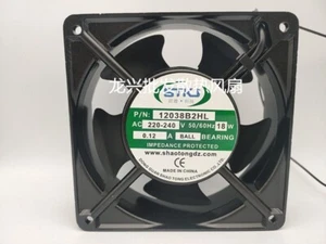 1 PCS STKJ Fan P/N 12038B2HL AC220-240V 12038 12CM 2 WIRE Aluminum frame fan - Picture 1 of 2