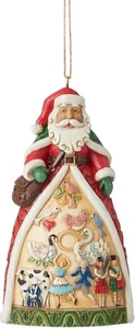 Enesco Jim Shore Heartwood Creek Santa Twelve Days of Christmas hängende Ornament - Bild 1 von 2