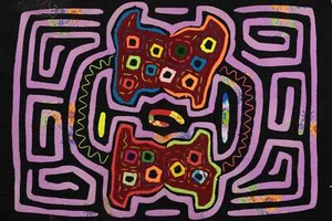 Mola materiale fondo fiori viola vintage - Foto 1 di 10