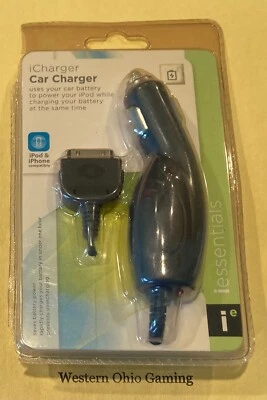 iEssentials 30-Pin Apple Car Charger for iPhone iPod NEW READ - Image 1 of 2