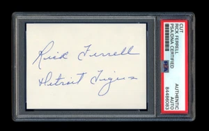 RICK FERRELL SIGNED MINT CUT PSA/DNA AUTOGRAPHED HOF DETROIT TIGERS RED SOX - Picture 1 of 1