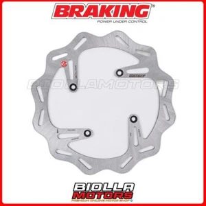 KW01FID FRONT BRAKE DISC SX BRAKING KAWASAKI KX 250 2001 - FIXED WAVE - - Picture 1 of 5