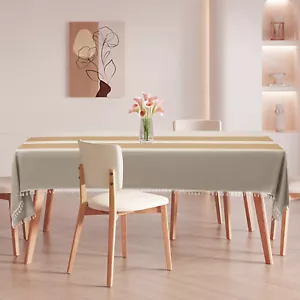 3*1.4m/9.84*4.59ft Rectangular Tablecloth, Waterproof Tablecloth For Kitchen - Picture 1 of 12