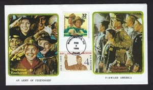 Boy Scouts Celebrate Century 1998 # 3183j FDC Rockwell H&M numerado 5/10 - Imagen 1 de 2