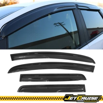 Se adapta a 15-19 Honda Fit GK MUG Estilo Ventana Viseras Lluvia Protector Solar Deflector 4 PIEZAS Foto 1 de 4
