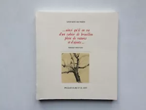 L.-R. DES FORÊTS " Ainsi qu'il en va d'un cahier..." E.O.N. et SIGNé OSTOVANI - Imagen 1 de 4