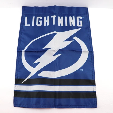 NHL Tampa Bay Lightning Logo Garden Flag Indoor Outdoor New Cover