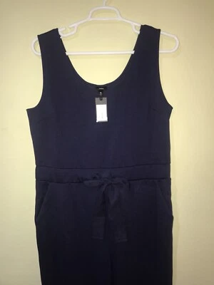 Mossimo настроение кольцо синий широкая нога шнурка эластичные брюки комбинезон XL D2 новый с Ярлыками D4 - Изображение 1 из 4