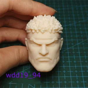 Figura de acción masculina modelo 1:6 1:12 1:18 cabeza de hombre de combate tallada 12" 6" 3,75" - Imagen 1 de 9