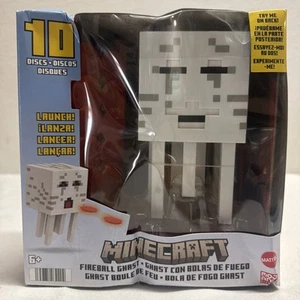 2022 Mattel Minecraft - FIREBALL GHAST Launching Action Figure NEW Open Box - Picture 1 of 7