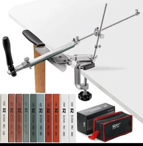 Upgraded RUIXIN PRO RX-008 Professional Knife Sharpener with 10 Whetstones 360° - Picture 1 of 2