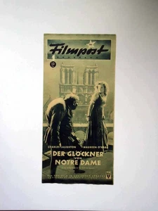 Der Glöckner von Notre Dame - Filmpost Programm - FP ungelocht (4/23) - Picture 1 of 1