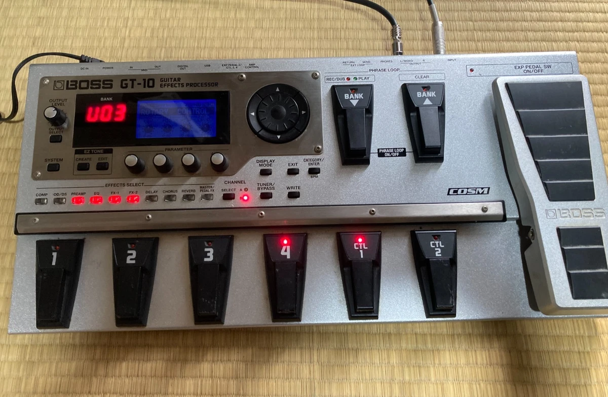 Preços baixos em Boss GT-10 Multi-Effect Pedais de guitarra | eBay