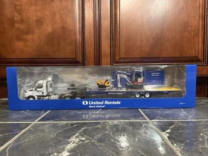 United Rentals First Gear Freightliner Tractor Trailer W Equipment 19-4321 - Picture 1 of 16