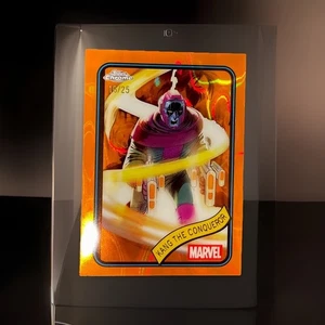 2025 Topps Chrome Marvel Kang The Conqueror /25 Lava Orange Rare!  - Bild 1 von 3