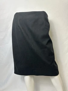 I BRAND SIZE LARGE BLACK WOOL BLEND PENCIL SKIRT NWT - Picture 1 of 4