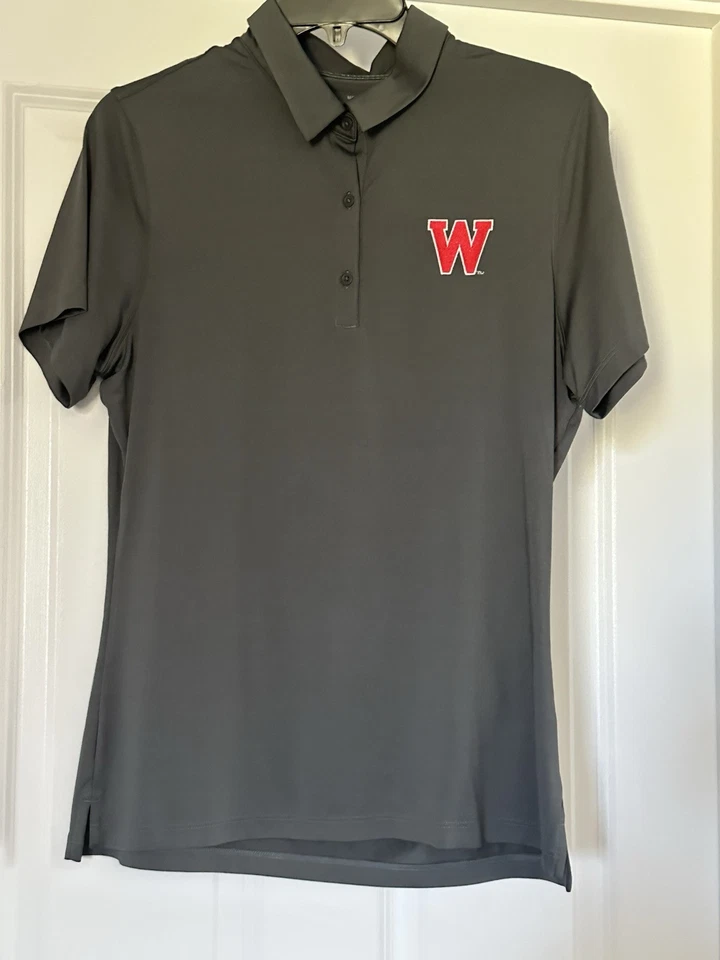 UNDER ARMOUR  WiSCONSIN BADGERS WOMEN’S  MD GOLF POLO NEW w/TAGs - Image 1 of 1