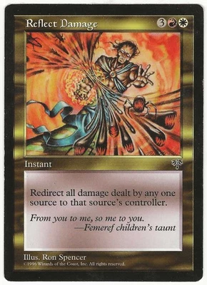 MTG Reflect Damage Mirage Rare LP - Image 1 of 2