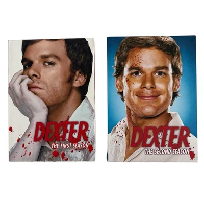 Dexter Seasons 1 & 2 DVD Box Set (8 Discs, 2006–2007) Showtime Series Michael C. - Image 1 of 4