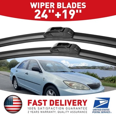 Limpiaparabrisas sin soporte OEM de 24" y 19" para Lexus ES350 GS350 GS300 GS430 Foto 1 de 4