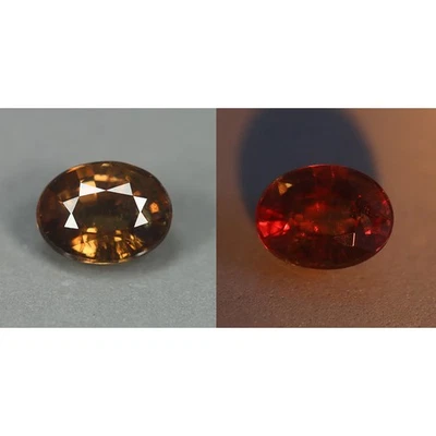 1.38 Cts_Stunning Collection_100 % Natural Color Change Garnet_Madagascar - Image 1 of 4