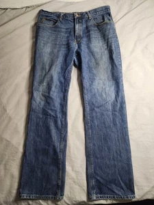 Ariat M2 Relaxed Bootcut Jeans Mens Size 38x35 Medium Wash High Rise Western EUC - Picture 1 of 10