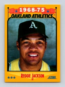 Puntuación #500 Reggie Jackson Oakland Athletics 1988 - Imagen 1 de 2