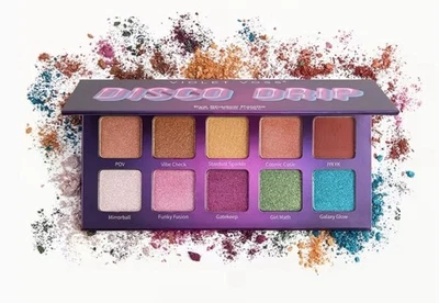 Violet Voss Disco Drip Eye Shadow Palette 0.46 oz/13g, Full Size, 10 Shades - Image 1 of 3