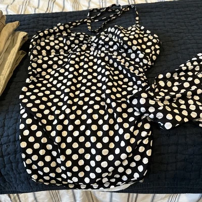 Tankini de natación Kenneth Cole parte superior grande XL inferior Foto 1 de 4