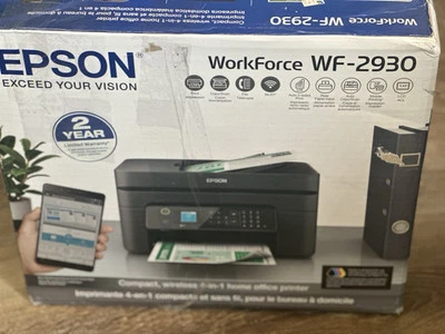 Epson WorkForce WF-2930 Inkjet 4 in 1 Printer-Works Great Good Ink With Box!! - Image 1 of 4