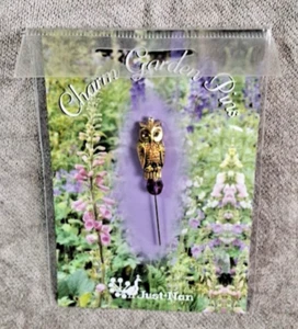 Just Nan Owl Charm Garden Pin Counting Pin #CGP09, PG - Picture 1 of 3