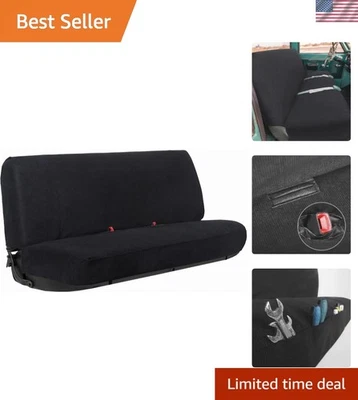 Universal Corduroy Front Bench Seat Cover for Ford, Chevrolet & Dodge Trucks Foto 1 de 4