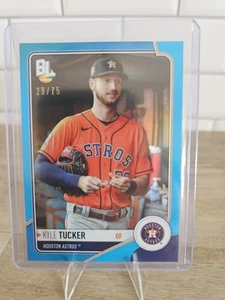 2023 Topps Big League Wrapper Redemption Promo KYLE TUCKER Blue Foil /75 - Bild 1 von 2