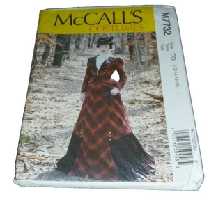 Edwardian Victorian Walking Suit Jacket Skirt Costume Sewing Pattern 12-18 - Picture 1 of 4