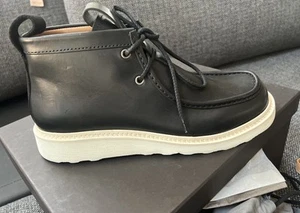 Bottega Veneta, Botines Desierto Con Cordones en Negro Nuevo en Caja 43 - Imagen 1 de 5