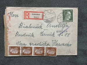 ÖSTERREICH BRIEF WWI - EINSCHREIBEN FOHNSDORF NACH NOVA GRADISKA - Bild 1 von 2