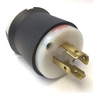 Hubbell HBL2431 Industrial Twist-Lock Male Plug 3P 4W 20A 480V 3Ø NEMA L16-20P - Picture 1 of 4