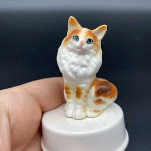 The San Francisco Music Box Company Cat Figure Musical Playing Figurine Japan - Picture 1 of 11