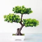Faux bonsaï pin réaliste plante verte artificielle pour décoration de maison/