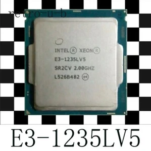 Intel Xeon e3-1235L V5 SR2LM 8MB 4core 4thread 25W LGA1151 CPU processor 1235LV5 - Picture 1 of 1