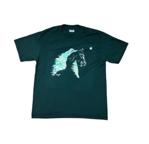 Vintage 90s Polly Horse T-Shirt Like New - Picture 1 of 4