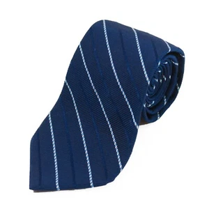 Brooks Brothers Navy Blue English Cotton Blend Tie 7736 - Picture 1 of 2