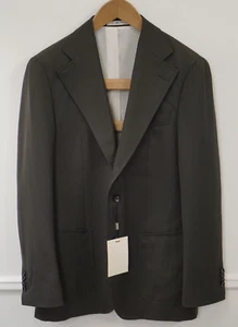 Men Suitsupply Blazer Havana Wide Lapel Pure Wool S130 Size EU48 UK/US38 - Picture 1 of 8
