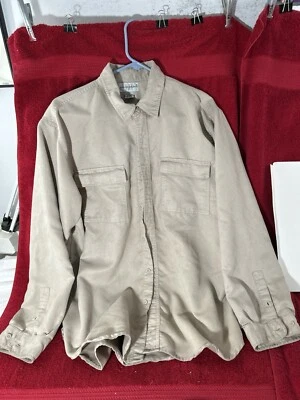 Knightsbridge Hombre Cazadora Botón Delantero Beige Talla Grande Foto 1 de 4