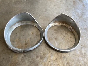 Datsun Roadster Headlight Rims / Bezels - Picture 1 of 3