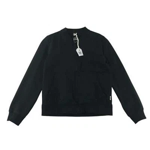 A Happy Brand Pullover 9-10 Jahre schwarz Bomber Style mit durchgehendem Reißverschluss - Bild 1 von 9