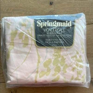 Springmaid Wondercale Impressions Double Fitted Sheet - Picture 1 of 3