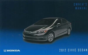 2012 Honda Civic Sedan Owners Manual User Guide Reference Operator Book Fuses - Picture 1 of 1