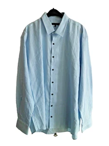 K002 VERSACE Sport Herren Luxus Hemd hellblau Stretch XXL - Bild 1 von 3